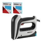 Arrow Electric Staple Gun Kit, Corded Stapler with 3750 Pieces T50 1/4\", 3/8\", 1/2\" Staples, for Upholstery Professional and DIY Projects, T50ACD