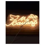Mi Bautizo Neon Signs for Wall Decor, 15.7 * 10.8 inches Led Baptism Decorations, Perfect For Children
