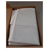 Plusluck Air Conditioner Covers for Outside: U Shaped Window Air Conditioner Cover, AC Mesh Cover for Outside Unit, 8000BTU, 12000BTU, Easy Air Flow, Anti-Leaf, Breathable, White, 20\" x12.2\" x13.4\"