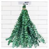 10Pcs Dried Eucalyptus Stems for Shower 17\" Real Natural Hanging Eucalyptus Stems, Real Fresh Leaves Branches for Vase Filler, Wedding, Bathroom Decor, Home Decor, Dried Flowers Arrangement Decor