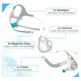 Replacement Mask Cushion Accessories Set for AirFit F20, Includes Cushions, Headgear, Frame & Clips in One Pack (No Elbow), Reliable Seal & Perfect Fit Replacement Supplies 4 in 1(Medium)