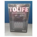 ToLife Dehumidifiers for Home 95 OZ Water Tank, 1000 sq.ft Dehumidifier for Basement Bedroom Bathroom with Auto Shut Off 7 Colors LED Light,White