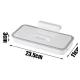 Ttdesefu Portable Trash Bag Holder, Bin Bag Holder with Lid,Hanging RV Garbage Bag Holder,Kitchen Trash Bin Garbage Bags Storage Rack(1 Pack)
