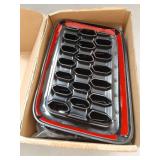 Grill Inserts Rings Covers For Jeep Grand Cherokee 2017 2018 2019 2020 2021 Honeycomb Grill Mesh Exterior Accessories Cover Overlay Kit,Not Fit SRT8, Trackhawk, or 2021 Grand Cherokee L Models(Black)