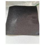 Eight Sheets Black Glitter Cardstock