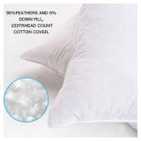 ANT-HOME 14\"x24\" Pillow Inserts Soft Feather Pillow Set of 2 Indoor Decorative Sofa Down Pillows Bed Pillows Couch Pillow