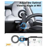 IYOFINE Tesla Phone Mount for tesla model y accessories 2025, No Glue Required, for MagSafe Magnetic Car Dash Phone Holder for Tesla Model 3/Y/S/X/Cybertruck Accessories (for Model 3/Y/S/X/Cybertruck)