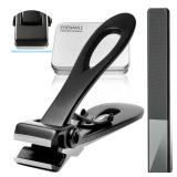 EBEWANLI Straight Nail Clipper, 17mm Wide Jaw Opening Extra Large Toenail Clippers for Thick Nails or Tough Fingernail & Ingrown Toenail, Heavy Duty Thick Toenail Clippers for Seniors, Men, Adult