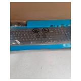 HP Wireless Keyboard and Mouse Combo - Full Size Membrane Chiclet Style Keyboard, 3-Zone Layout, 2.4GHz Wireless Connection, Compatible with PC, Mac