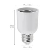 RTNLIT E26 to E39 Mogul Base Adapter, Medium Standard E26 Screw Base to E39 Mogul Light Bulb Lamp Socket Converter, Pack of 1