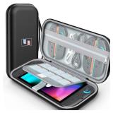 Granarbol Switch 2 Case, Protective Carrying Case for Nintendo Switch 2 2025, Hard Shell Travel Bag with Mesh Pocket,Portable Storage Pouch for Game Card Slots & Accessories, Black