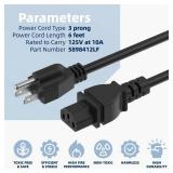 58984402LF Pool Cleaner Supply Power Cord Extension Electrical Plug Fits Maytronics Dolphin Pool Cleaners Three Prong Power Cable for Above Ground Pool Cleaner