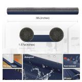 Door Draft Stopper for Bottom of Door,Under Door Draft Stopper,Under Door Gap Filler Bottom,Door Seal Blocks Noise Hot Cold Air,Adjustable 24