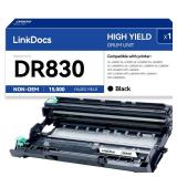 LinkDocs DR830 Drum Replacement for Brother DR830 DR-830 Drum Unit Used with Brother Printer HL-L2460DW HL-L2405W HL-L2400D DCP-L2640DW MFC-L2820DW HL-L2465DW HL-L2480DW(TN830 TN-830 Drum only)