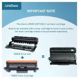 LinkDocs DR830 Drum Replacement for Brother DR830 DR-830 Drum Unit Used with Brother Printer HL-L2460DW HL-L2405W HL-L2400D DCP-L2640DW MFC-L2820DW HL-L2465DW HL-L2480DW(TN830 TN-830 Drum only)