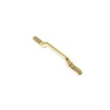 Goo-Ki 6 Pack Brushed Brass Cabinet Handle Drawer Pulls - 3\" (76mm) Hole Modern Bar Handles Pull Kitchen Cabinet Hardware for Dresser Cupboard Bathroom Wardrobe, 1751TLS-76