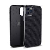 ONES Thin Case for iPhone 11 pro max,Carbon Fiber Pattern Ultra Slim Cover Shockproof Protective Phone Case with Minimalist Design and Scratch Resistant Fingerprint Prevention,Black