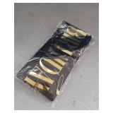 TIHEBAX BIRTHDAY BADDIE Sash, Black Glitter Birthday Sash with Gold Foil Funny Birthday Sash for Women Men Girls Decorations Party Favors Supplies Decoracion de CumpleaÃ±os Para Mujer