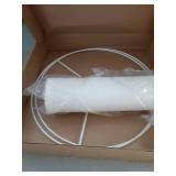 Thuipwroen Drum Lamp Shade White Lamp Shade 1 Pick, 12.5x12.5x9.5 inch Natural Linen Hand Crafted Lamp shade Large