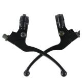 Stylemafia Left Right 7/8\" 22mm Clutch Brake Handle Levers Perch Compatible with Honda XR80 XR100 CRF70 CRF80 CRF100 Pit Dirt Motor Bike Motocross