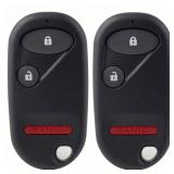 Key Fob Replacement Compatible with Honda Civic DX EX LX 2001 2002 2003 2004 2005 / Honda Pilot 2003 2004 2005 2006 2007 NHVWB1U523 / NHVWB1U521 Keyless Entry Remote Control Car Keyï¼2pcsï¼