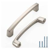 KNOKLOCK 10 Pack 4 Inch(102mm) Kitchen Cabinet Handles Brushed Satin Nickel Cabinet Pulls Kitchen Cabinet Hardware Drawer Pulls for Dresser Cupboard Wardrobe