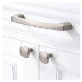 KNOKLOCK 10 Pack 4 Inch(102mm) Kitchen Cabinet Handles Brushed Satin Nickel Cabinet Pulls Kitchen Cabinet Hardware Drawer Pulls for Dresser Cupboard Wardrobe