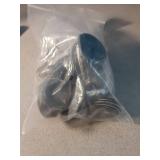 Bell Glides Replacement Office Chair or Stool Swivel Caster Wheels to Fixed Stationary Castors, for Carpet High Profile Bell Glides with Separate Self Adhesive Felt Pads, Chair Feet Wheel Stopper