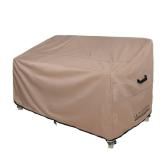 ULTCOVER Patio Furniture Sofa Cover 74W x 35D x 35H inch Waterproof Outdoor 3-Seater Couch Cover