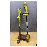 Lot of  ryobi weed eater with charger "works" "used"