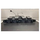 Professional 4-Channel UHF Wireless Microphone System "used" "works"  - Retail: $175