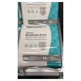 Lot of 4 Tranquility Essential Breathable Briefs - Heavy Absorbency M Size - Retail: $10