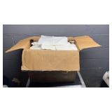 Bulk White Paper Napkins in Storage Box - Retail: $15
