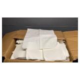 Bulk White Paper Napkins in Storage Box - Retail: $15