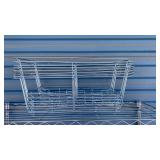 Chrome Wire Storage Baskets - Retail: $25