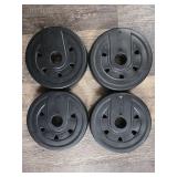 1.5kg Standard Weight Plates Set of 4 - Retail: $20