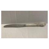 Sterling Silver Butter Knife with Ornate Handle