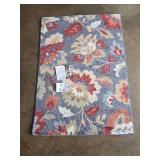 Sonoma Eden Navy Floral Accent Rug - Retail: $35
