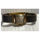 Mid-Century Gold-Tone Tank Track Watch Band