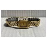Classic Gold-Tone Square Face Watch
