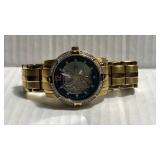 Gold-Tone Chronograph Watch with Crystal Accents - Retail: $75