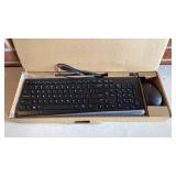 New Lenovo Essential Wired Keyboard and Mouse Combo - Retail: $25