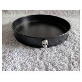 Gothic Skull Decorative Round Tray