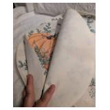 Round Fabric Pumpkin Placemats -4ct