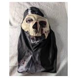 Gothic Skull Horror Mask with Hood