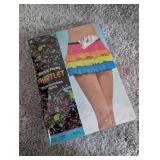 Rainbow Ruffle Mini Skirt
