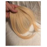 Blonde Straight Clip-in Bangs Hairpiece