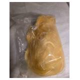 Bright Yellow Wavy Synthetic Wig with Bangs (possible Taylor Wig)