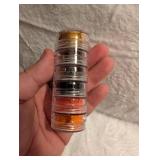 Stackable Fall Nail Art Glitter Set