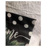 Whimsical Mushroom Welcome Garden Flag